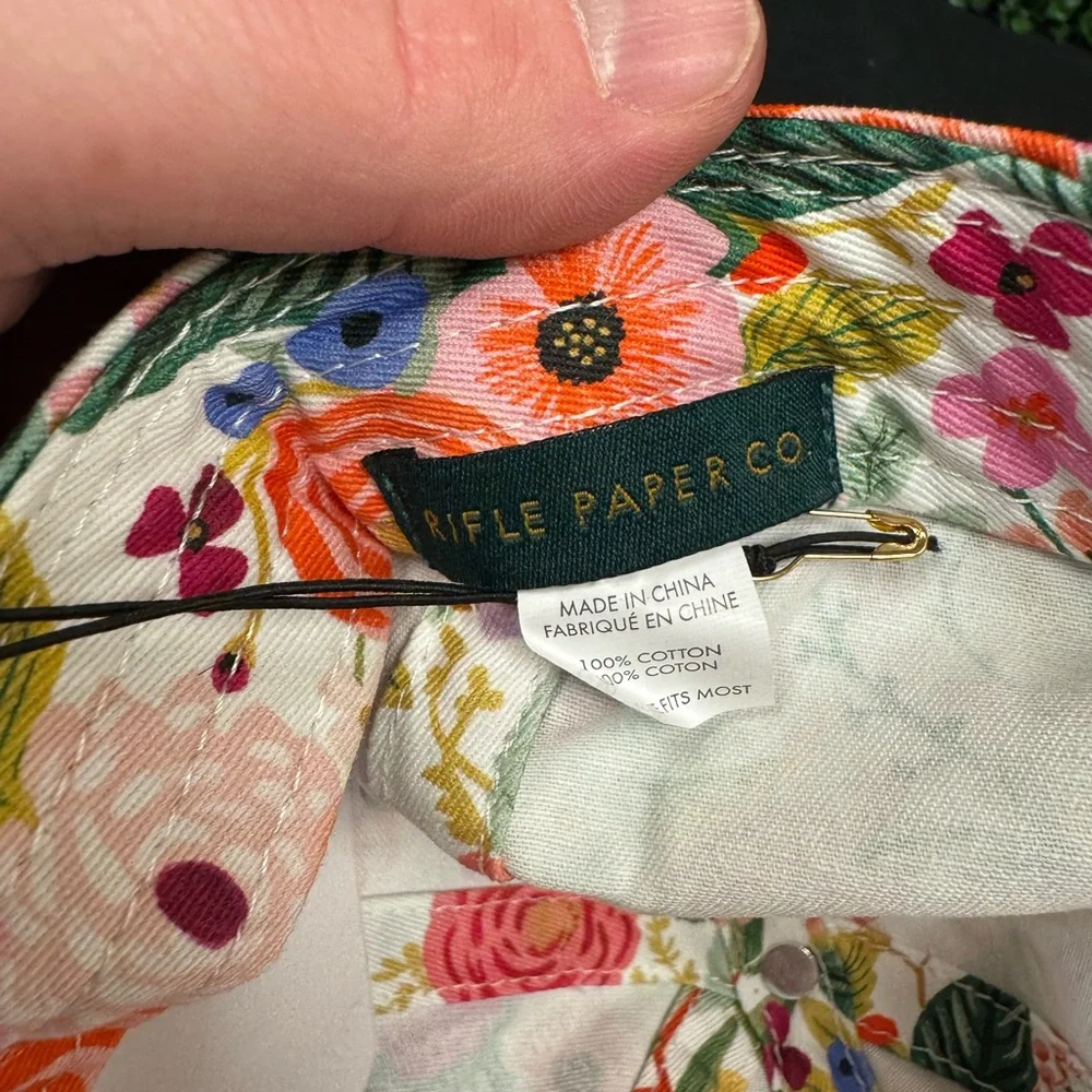 RIFLE PAPER CO. Women's Baseball Hat Floral - Picture 6 of 9